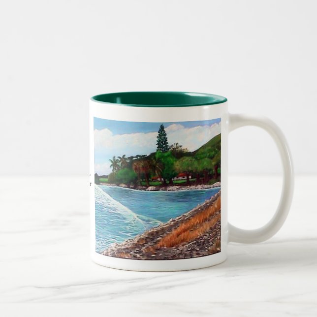 Caneca De Café Em Dois Tons Olowalu (Direita)