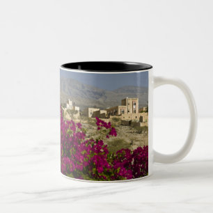 Caneca De Café Em Dois Tons Omã, Montanhas Hajar Ocidentais, Al Hamra. Cidade