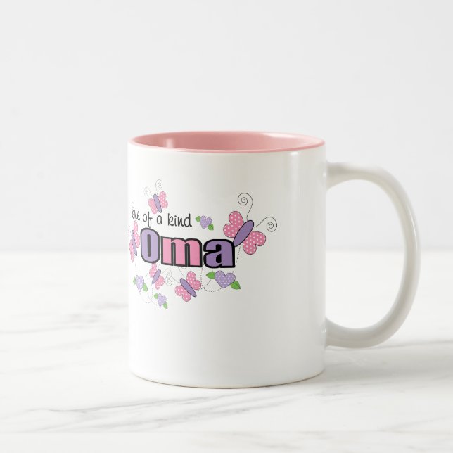 Caneca De Café Em Dois Tons Oma Única (Direita)
