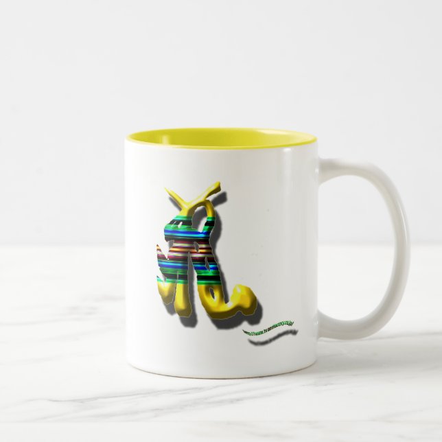 Caneca De Café Em Dois Tons omocha (Direita)