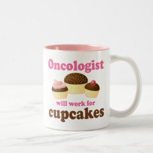 Caneca De Café Em Dois Tons Oncologista engraçado