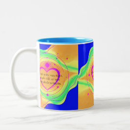 Caneca De Café Em Dois Tons Onde o Amor se Reúne, a Gratidão Permanece | Dia d