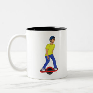 Caneca De Café Em Dois Tons Onewheling Dude
