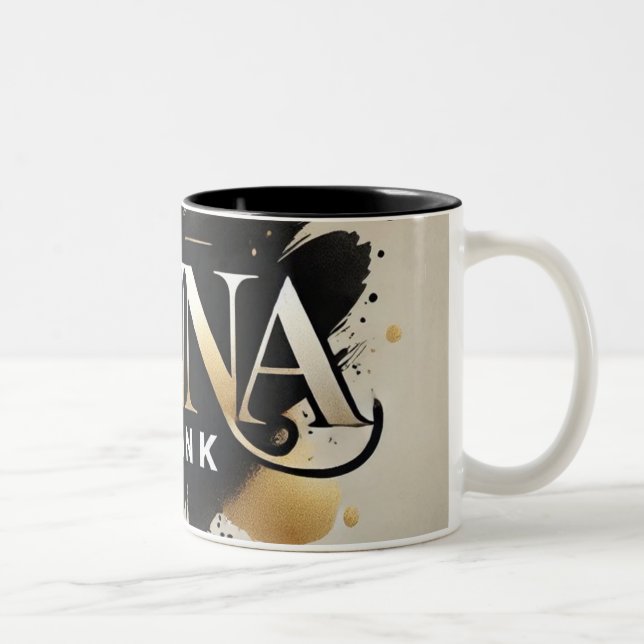 Caneca De Café Em Dois Tons Onna & Tinta Mug (Direita)