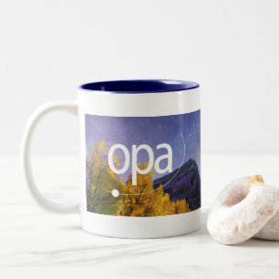 Caneca De Café Em Dois Tons OPA 2025 - Retretar Mug de Café
