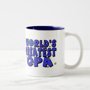 Caneca De Café Em Dois Tons Opa Mais Incrível do Mundo