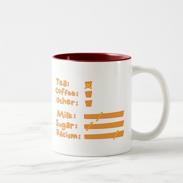 Caneca De Café Em Dois Tons Opções, opções, opções (Direita)