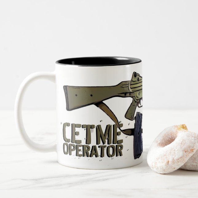 CANECA DE CAFÉ EM DOIS TONS OPERADOR CETME (Com Donut)