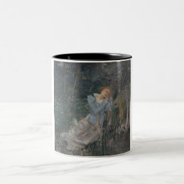 Caneca De Café Em Dois Tons Ophelia (Weeping Woman) (por Jules Bastien-Lepage)