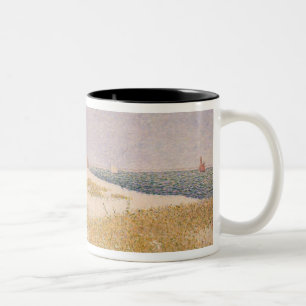 Caneca De Café Em Dois Tons Opinião de Georges Pierre Seurat do forte