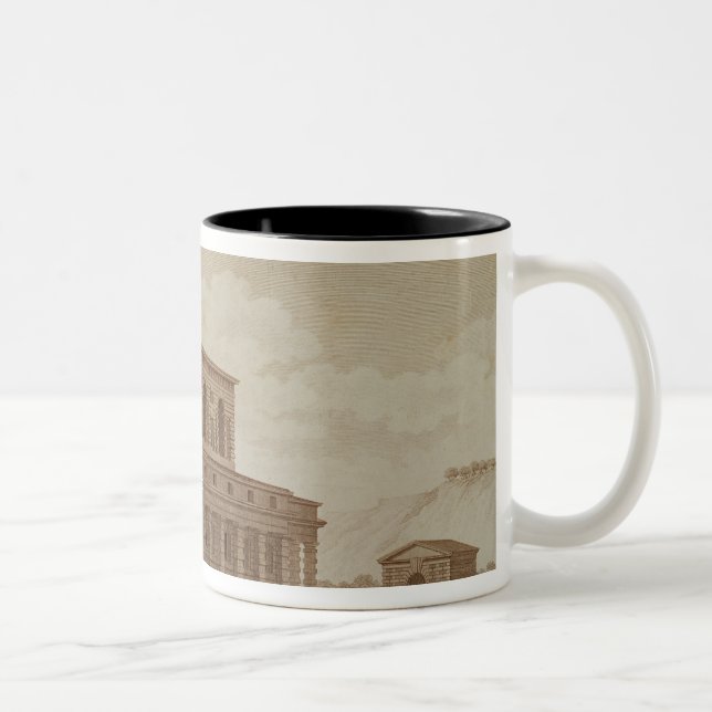 Caneca De Café Em Dois Tons Opinião de perspectiva da casa do diretor (Direita)