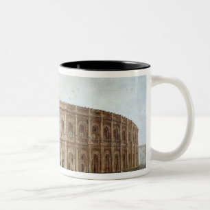 Caneca De Café Em Dois Tons Opinião o anfiteatro romano