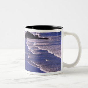 Caneca De Café Em Dois Tons OR, Costa do Oregon, Parque Estadual Ecola, Indian