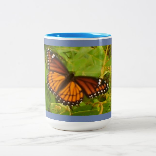 Caneca De Café Em Dois Tons Orange Monarch (Centro)