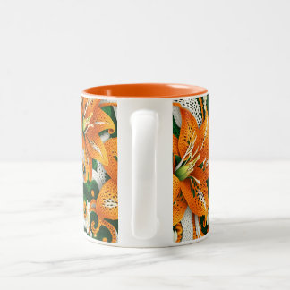 Caneca De Café Em Dois Tons Orange Tiger Lily Crochet