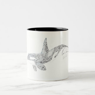 Caneca De Café Em Dois Tons Orca