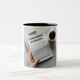 Caneca De Café Em Dois Tons Ordens Médicas: Café Diário