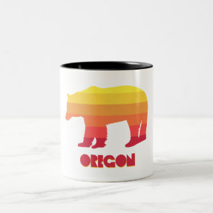 Caneca De Café Em Dois Tons Oregon Bear
