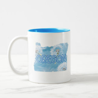 Caneca De Café Em Dois Tons Oregon Dandelion