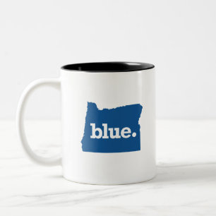 CANECA DE CAFÉ EM DOIS TONS OREGON ESTADO AZUL