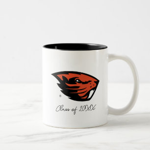 Caneca De Café Em Dois Tons Oregon State Beavers   Cabeça de castor