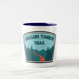 Caneca De Café Em Dois Tons Oregon Timber Trail