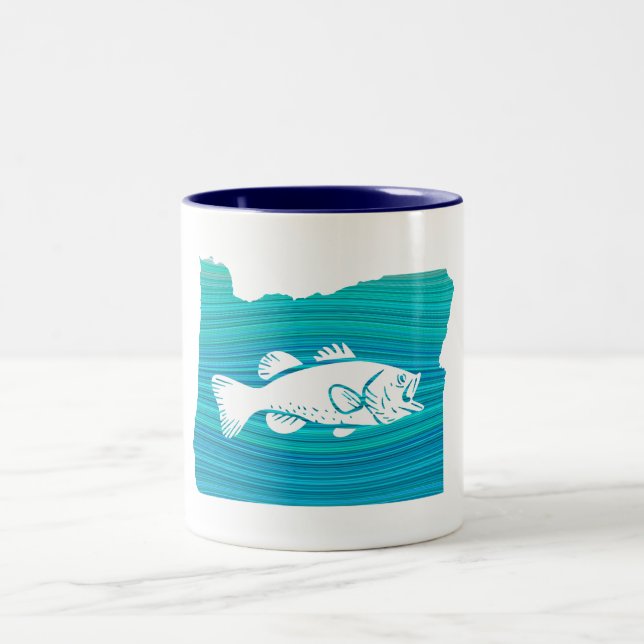 Caneca De Café Em Dois Tons Oregon Wave Fisheries (Centro)