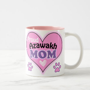 Caneca De Café Em Dois Tons Orgulho Azawakh Mãe