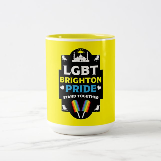 Caneca De Café Em Dois Tons Orgulho Brighton e Hove (Centro)