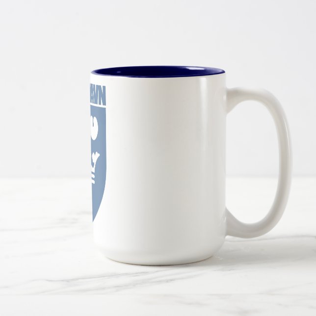 Caneca De Café Em Dois Tons Orgulho de Kobenhavn (Copenhaga) (Direita)