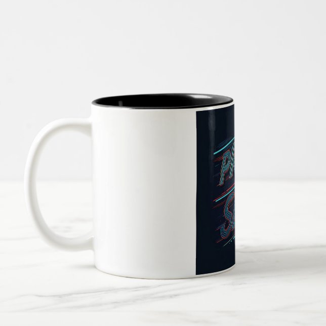 Caneca De Café Em Dois Tons Orgulho de servir (Esquerda)
