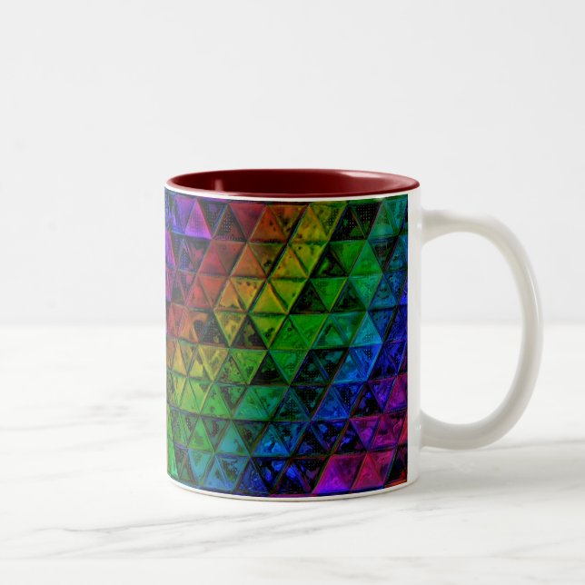 Caneca De Café Em Dois Tons Orgulho Vidro  (Direita)