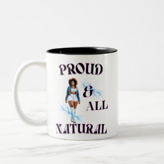 Caneca De Café Em Dois Tons Orgulhoso e natural
