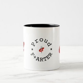 Caneca De Café Em Dois Tons Orgulhoso F+ARTER Mug do F+Art Café