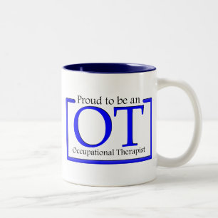 Caneca De Café Em Dois Tons Orgulhoso ser um OT