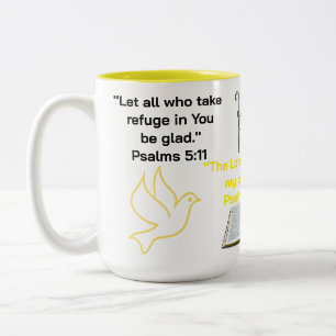 Caneca De Café Em Dois Tons orientado à Escritura