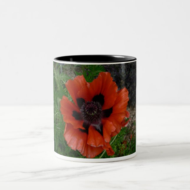 Caneca De Café Em Dois Tons Oriental poppy    (Centro)