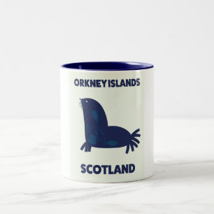 Caneca De Café Em Dois Tons Orkney Islands, Escócia
