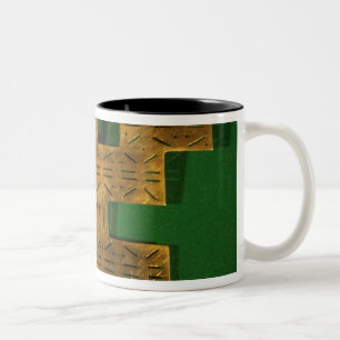 Caneca De Café Em Dois Tons Ornamento peitoral da região de Tolima