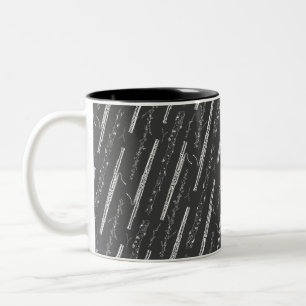 Caneca De Café Em Dois Tons Orquestra de Banda de Instrumentos Musicais de Bas