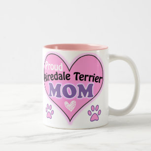 Caneca De Café Em Dois Tons Orud Airedale Terrier Mãe