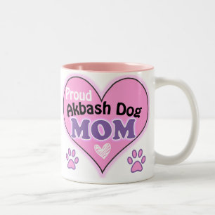 Caneca De Café Em Dois Tons Orud Akbash Dog Mãe