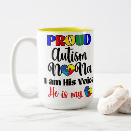 Caneca De Café Em Dois Tons Orud Autism Nana