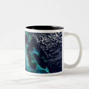 Caneca De Café Em Dois Tons Os Bahamas, o Florida, e a Cuba