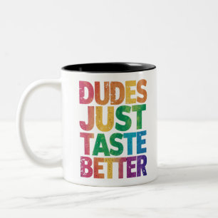 Caneca De Café Em Dois Tons Os Caras São Muito Mais Saborosos Angustiados Orgu