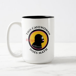 Caneca De Café Em Dois Tons Os Cavewoman espertos novos da engrenagem fazem a