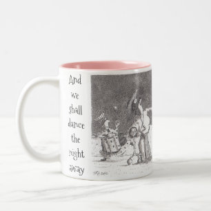 Caneca De Café Em Dois Tons Os Dançarinos Mug
