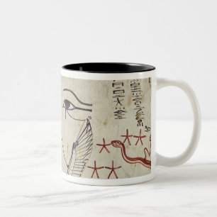 Caneca De Café Em Dois Tons Os dois olhos mystical, do túmulo de