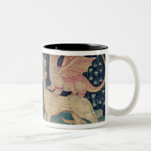 Caneca De Café Em Dois Tons Os dragões que Vomiting sapos