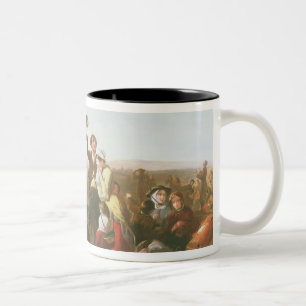 Caneca De Café Em Dois Tons Os emigrantes